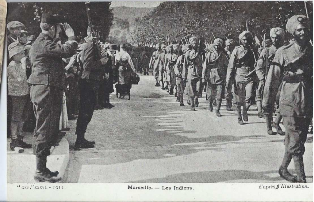 Troupes indiennes à Marseille
